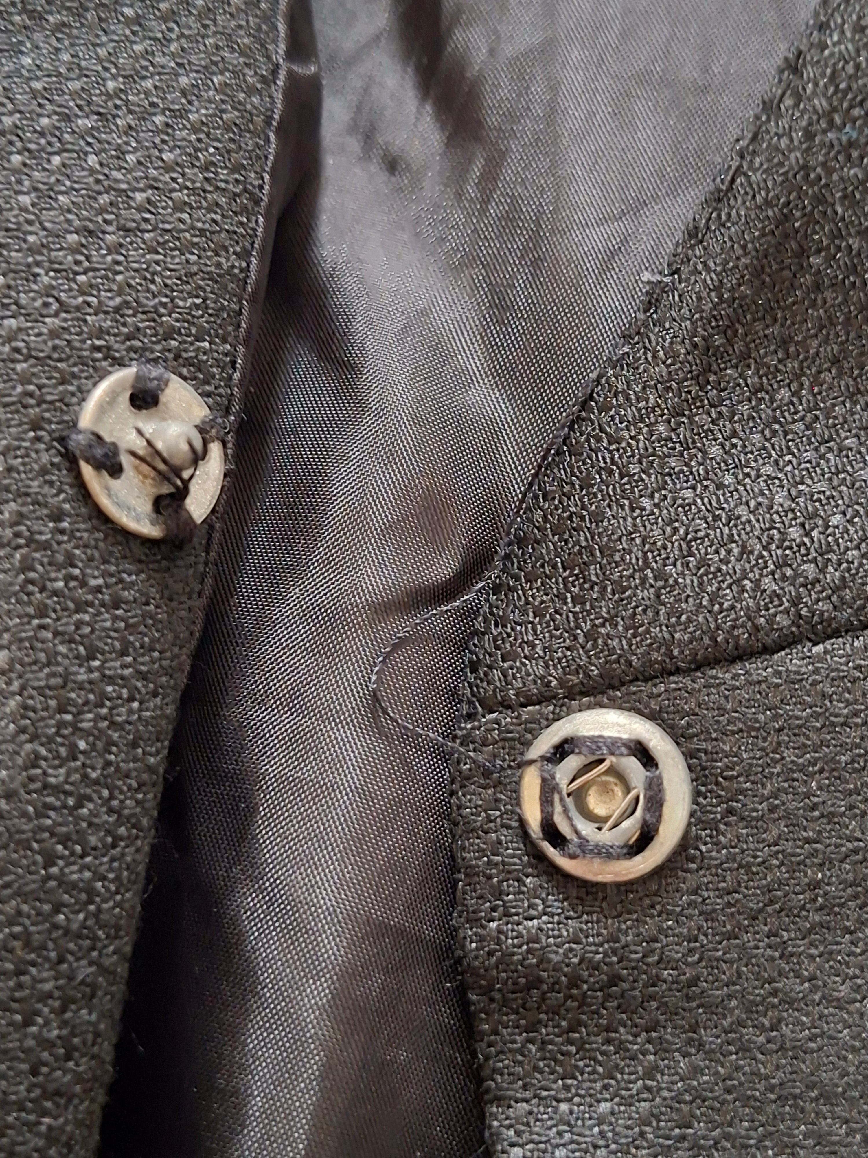 Veste courte Camaïeu noire col montant taille 38