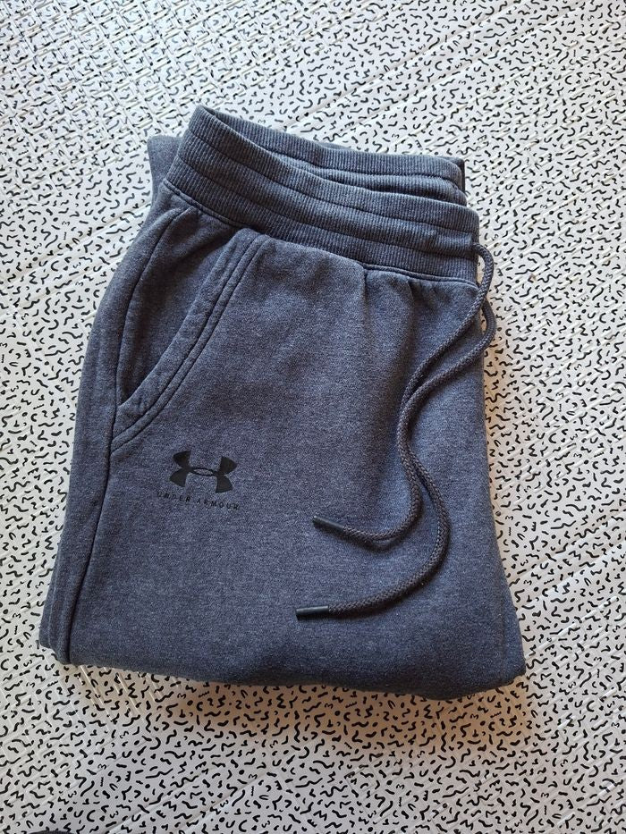 Jogging Under Armour gris anthracite homme LG/G coupe loose sport fitness