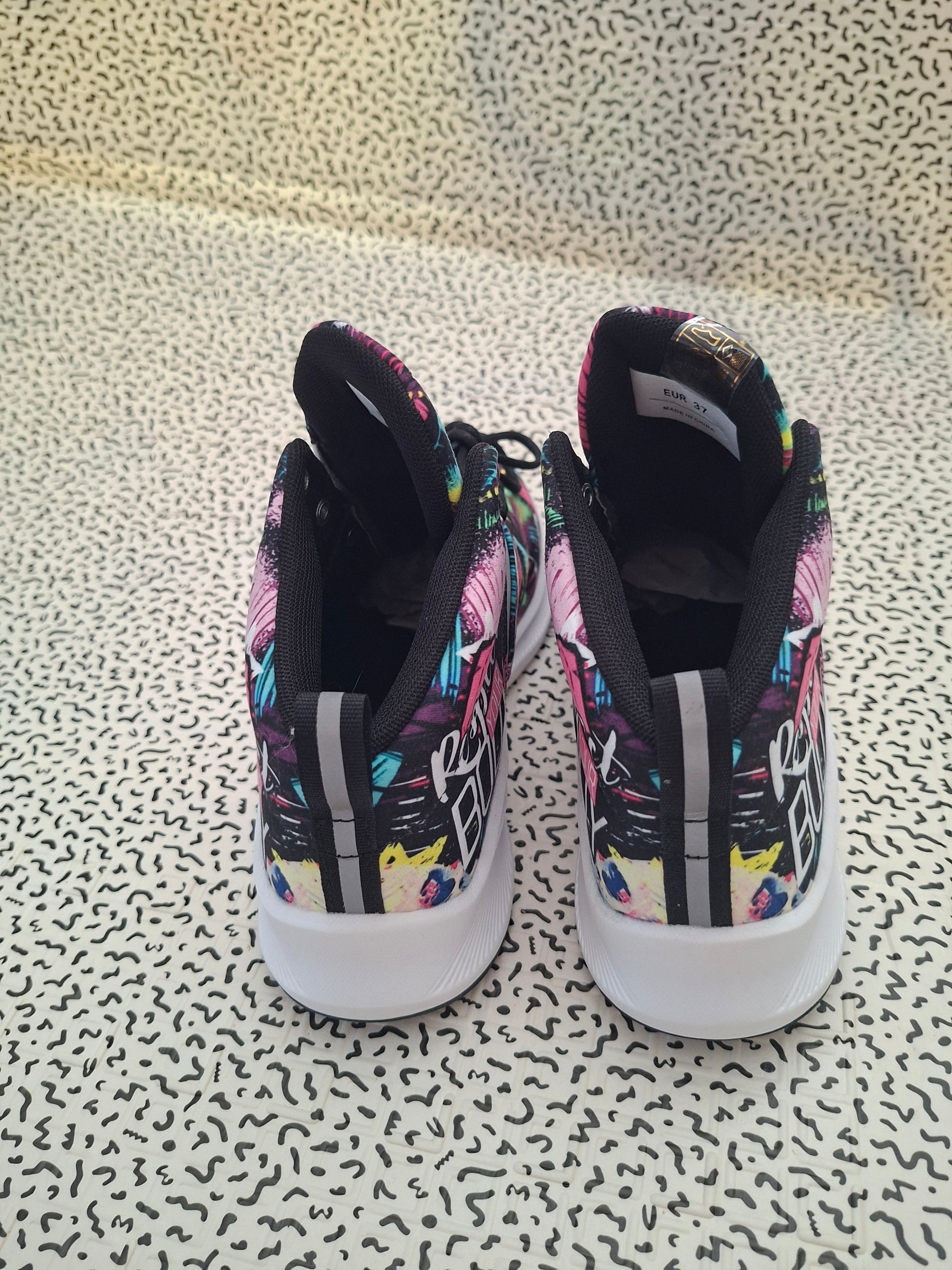 Baskets montantes multicolores femme – Pointure 37 – Neuves – Style streetwear / sport
