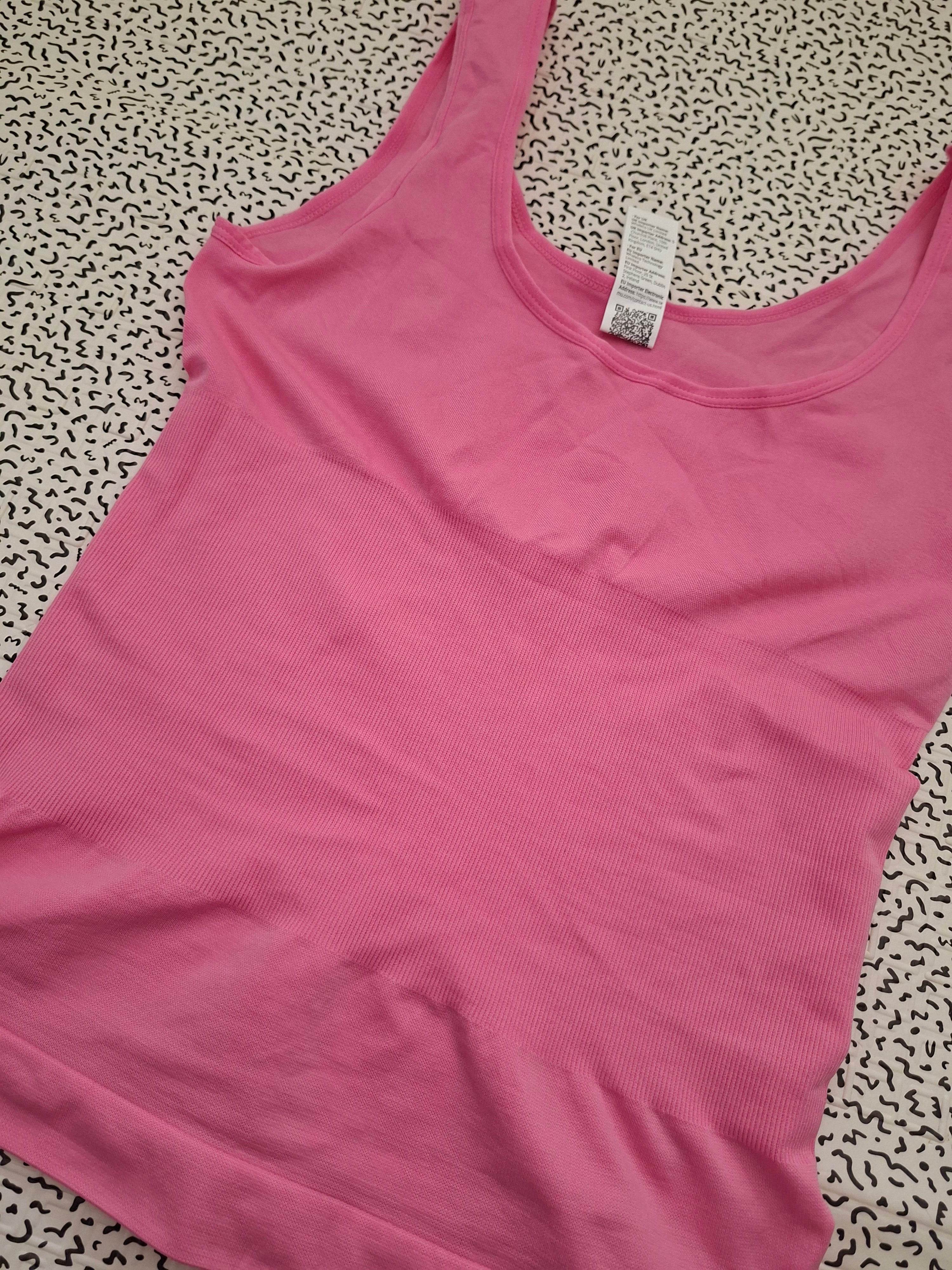 Débardeur gainant sculptant rose – Taille L – Neuf jamais porté
