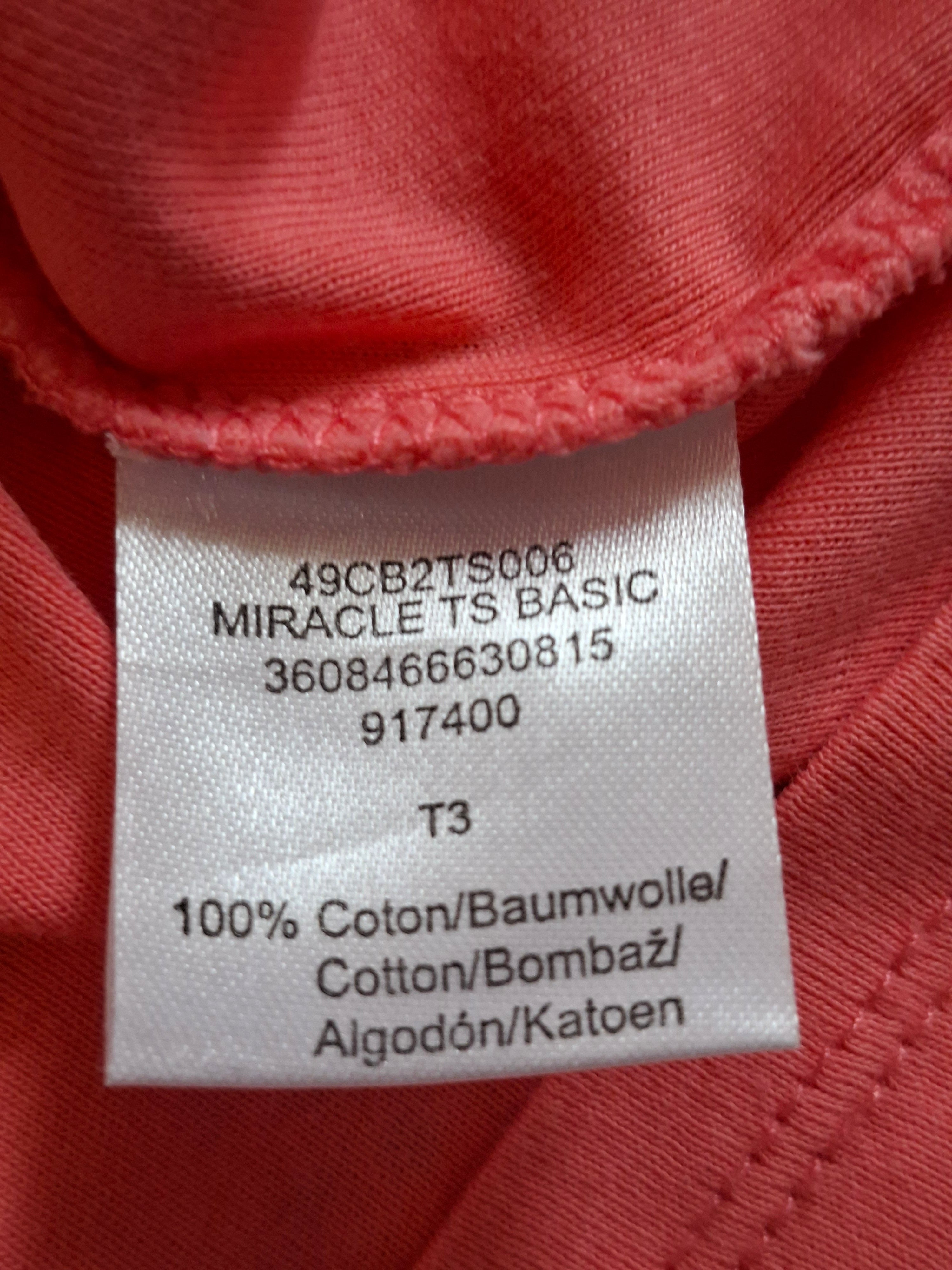T-shirt femme C’est Beau La Vie ! corail – T3 – 100 % coton