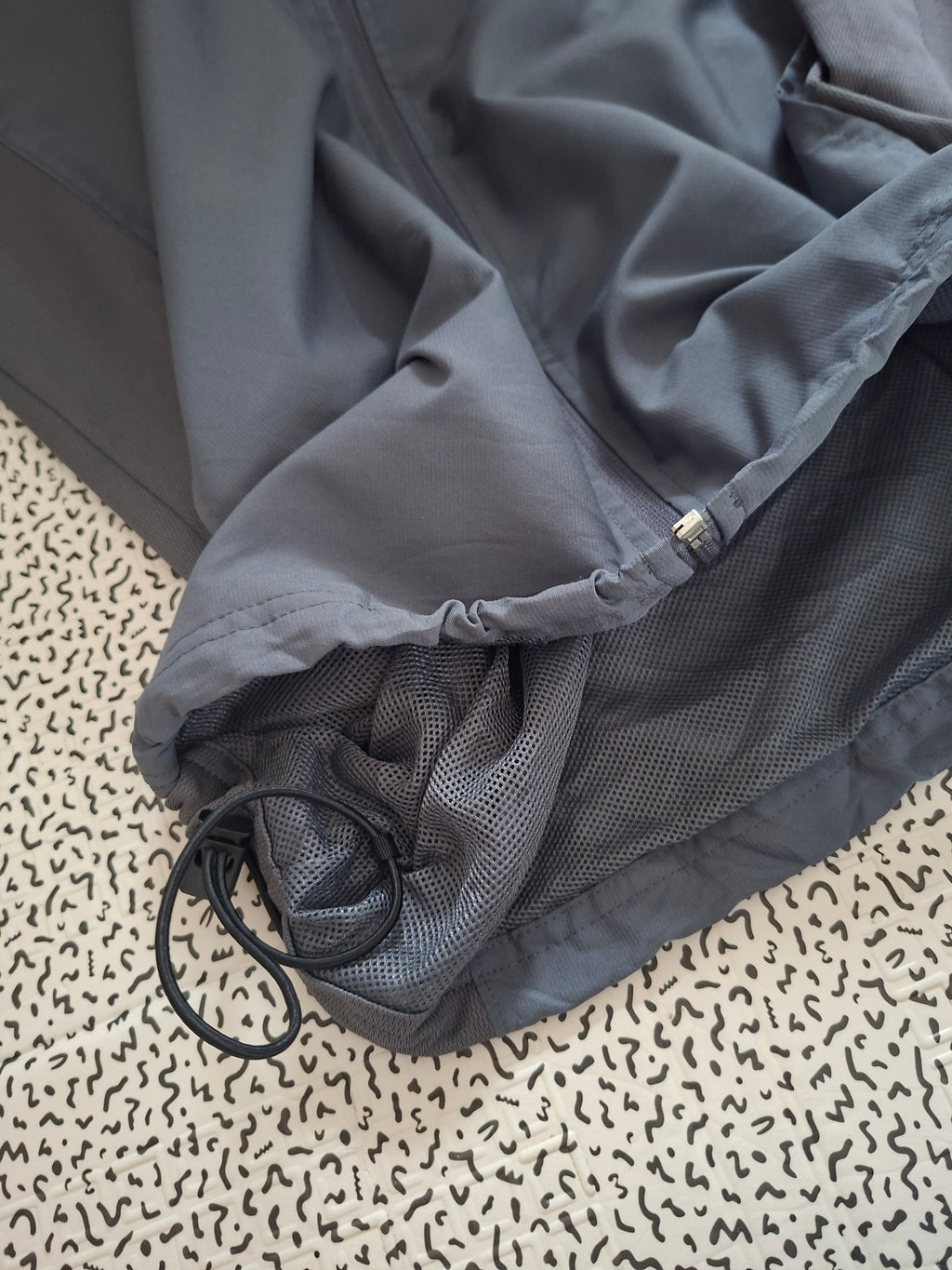 Veste Champion vintage Y2K homme M grise – coupe-vent sportswear