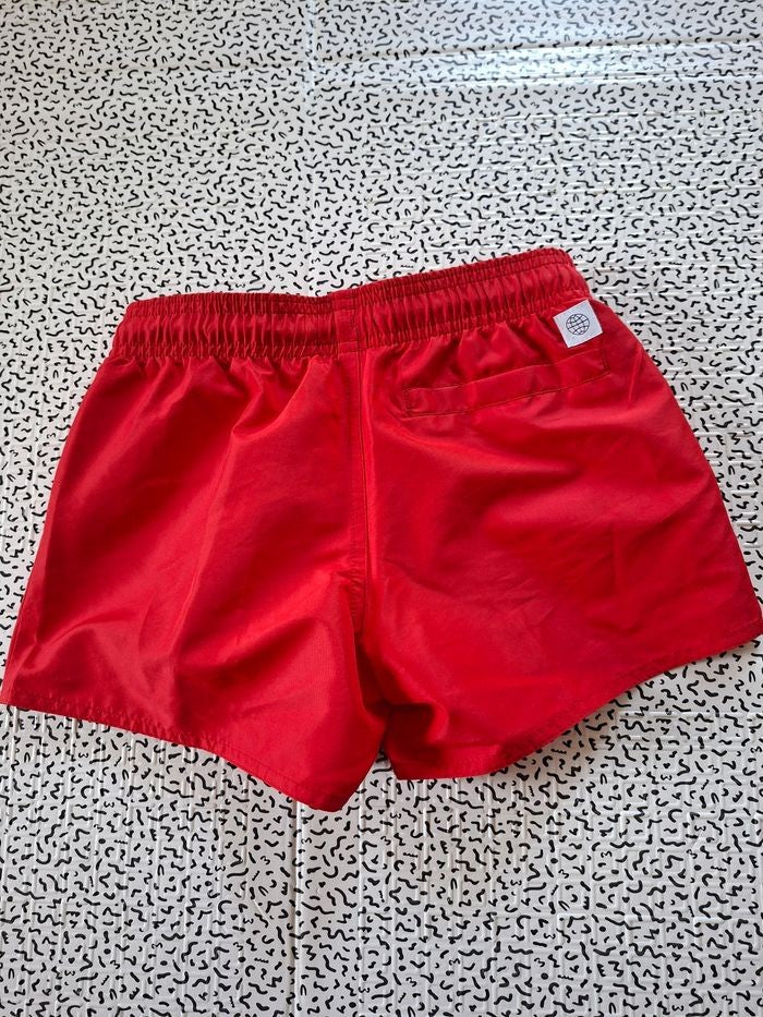 Short de bain Adidas rouge enfant 7/8 ans neuf avec étiquette