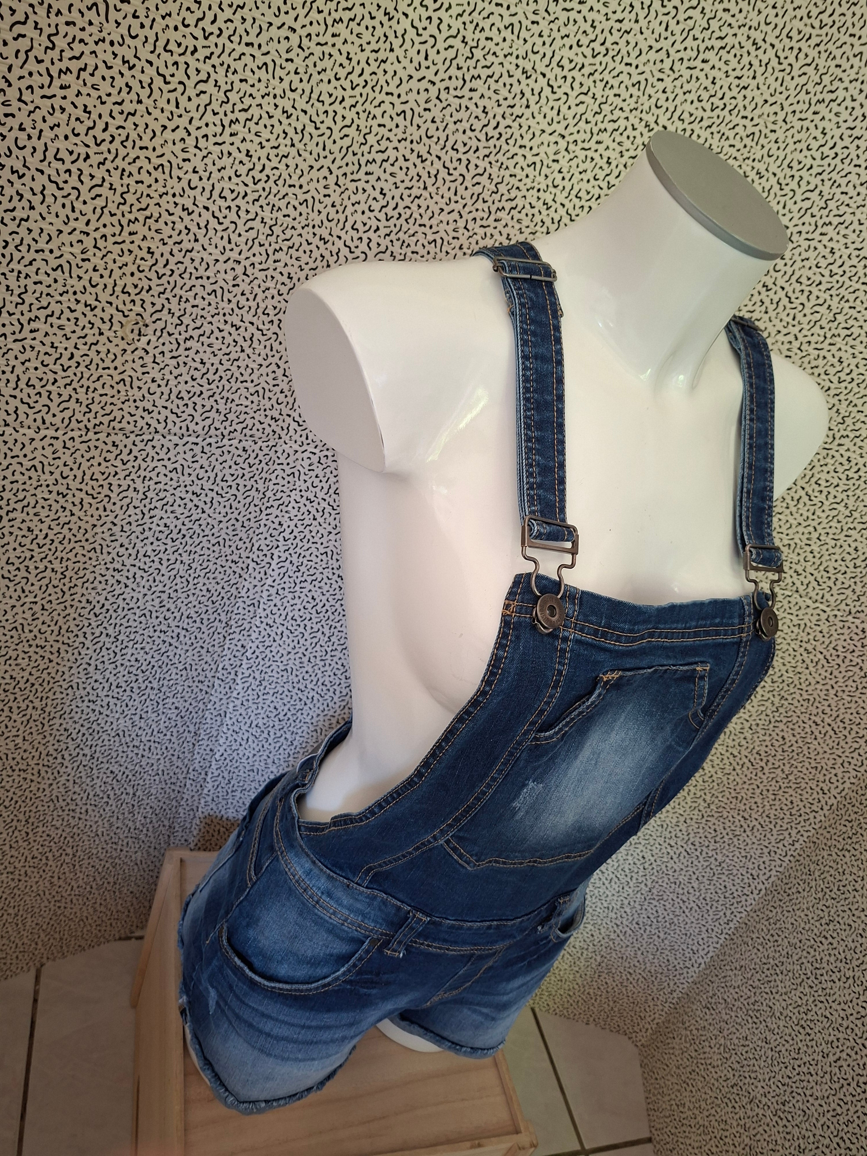 Salopette Short en Jean INSIDE Femme – Taille M