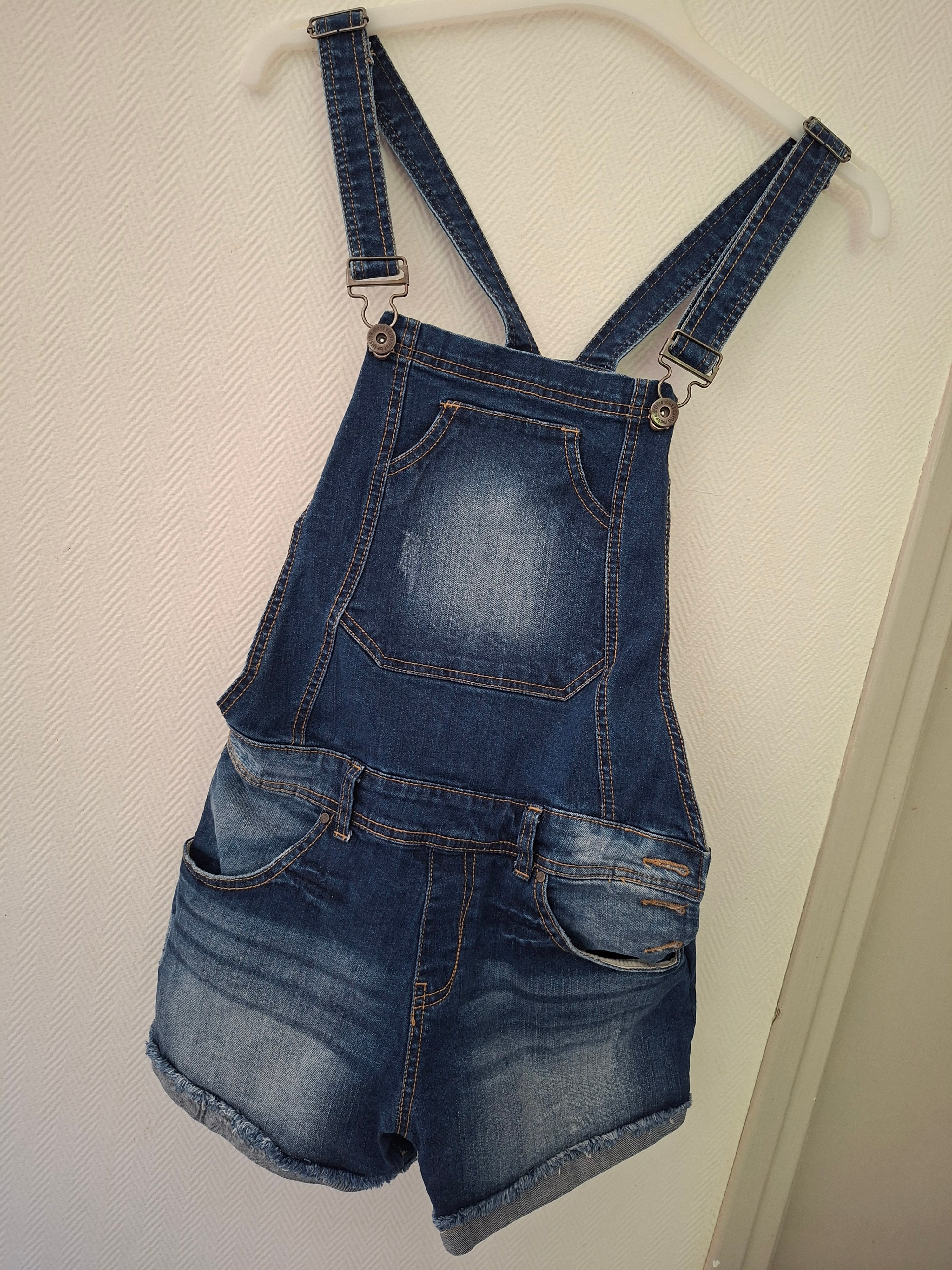 Salopette Short en Jean INSIDE Femme – Taille M