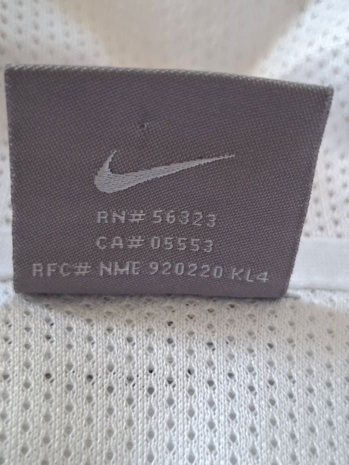 Veste coupe-vent Nike femme blanche et rose Taille M 38/40