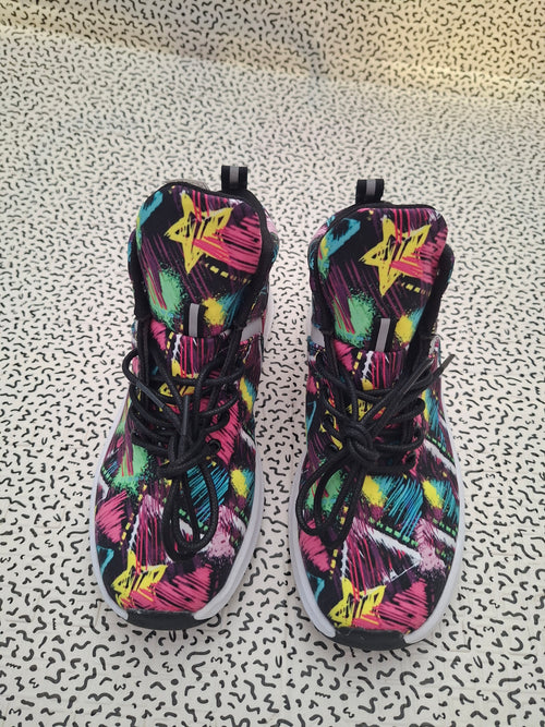 Baskets montantes multicolores femme – Pointure 37 – Neuves – Style streetwear / sport