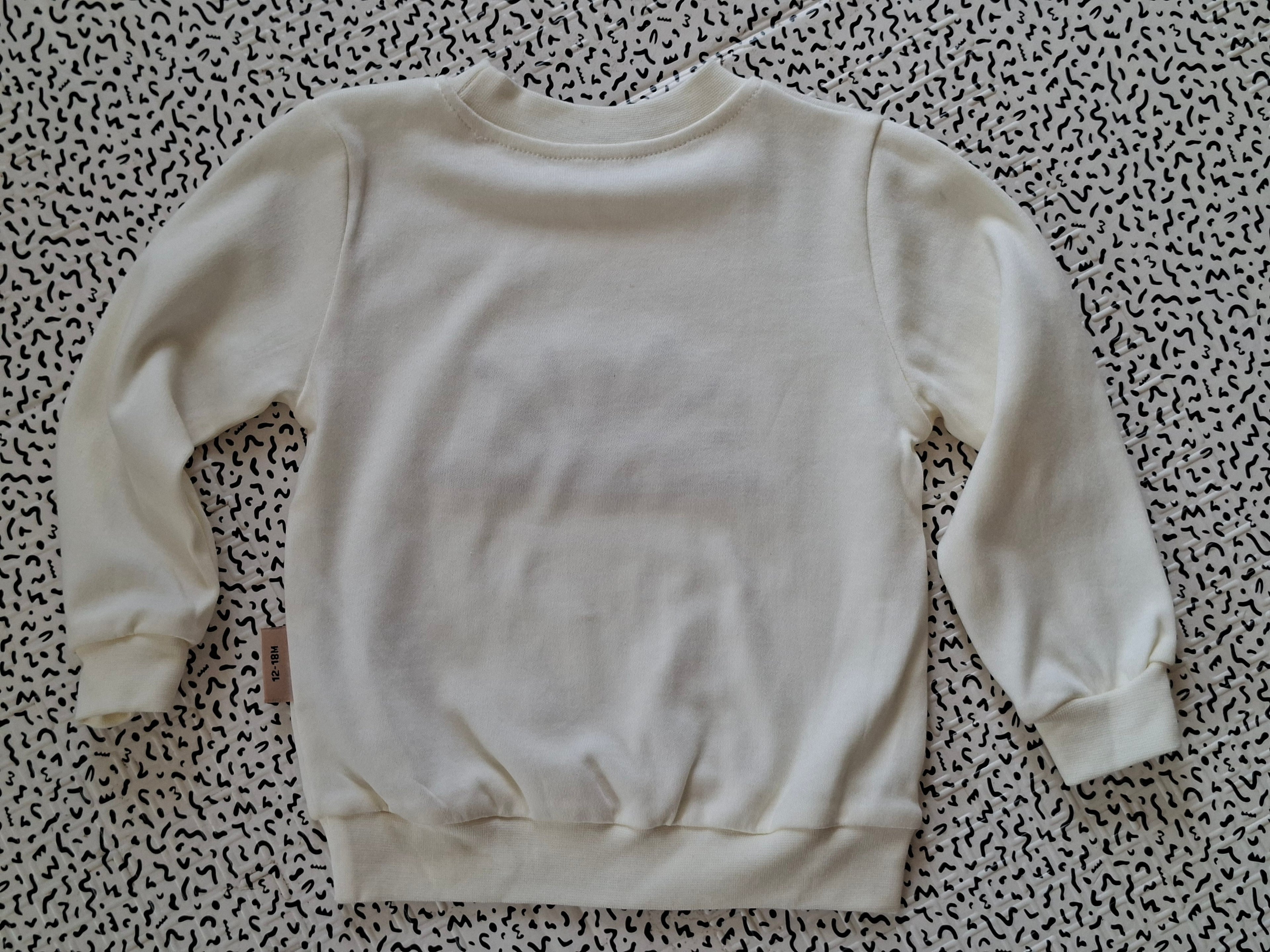 NEUF 12-18m - Petit Sweat Soleil Necix's 100% Coton - Petit Prix