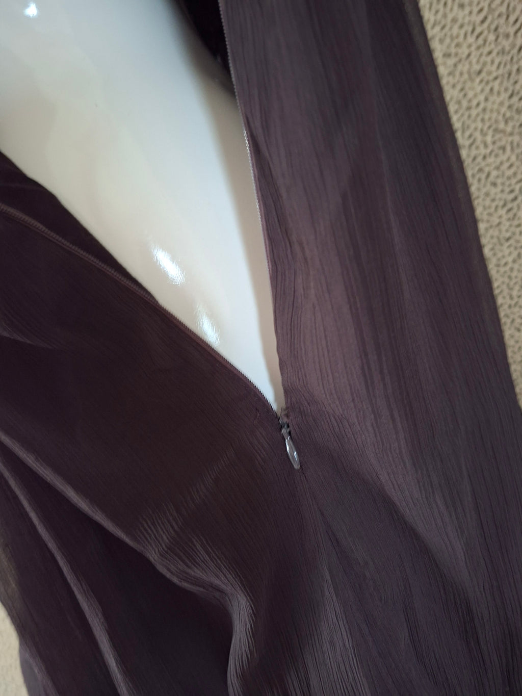 Robe longue Zara Basic chocolat – ancienne collection  (petit 36/38)