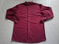 Chemise western homme MWG Apparel XL Tall bordeaux 100% coton