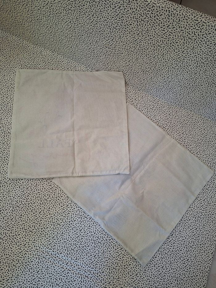 Lot de 2 housses de coussin automne neuves