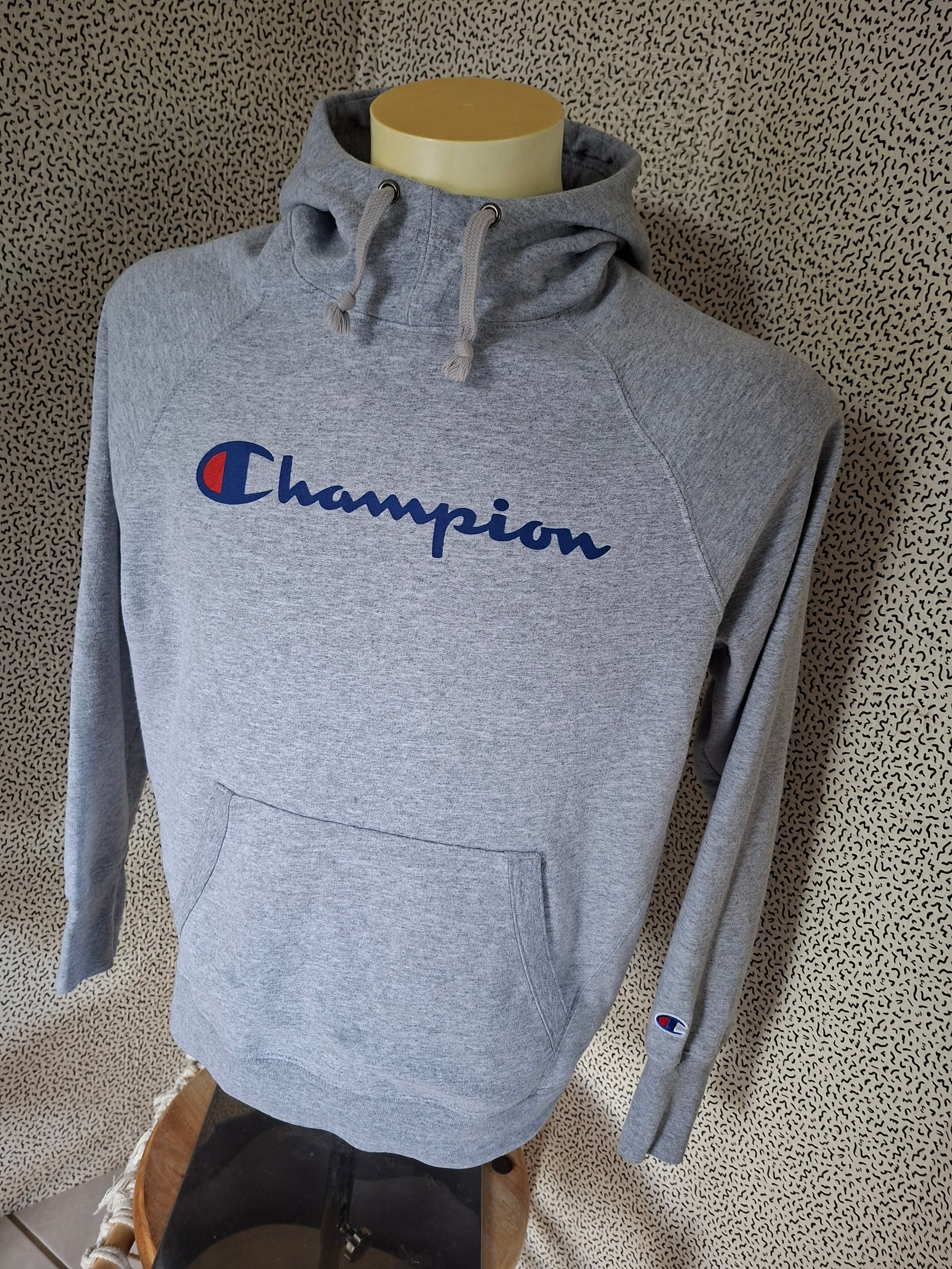 Sweat à capuche Champion gris – Taille L