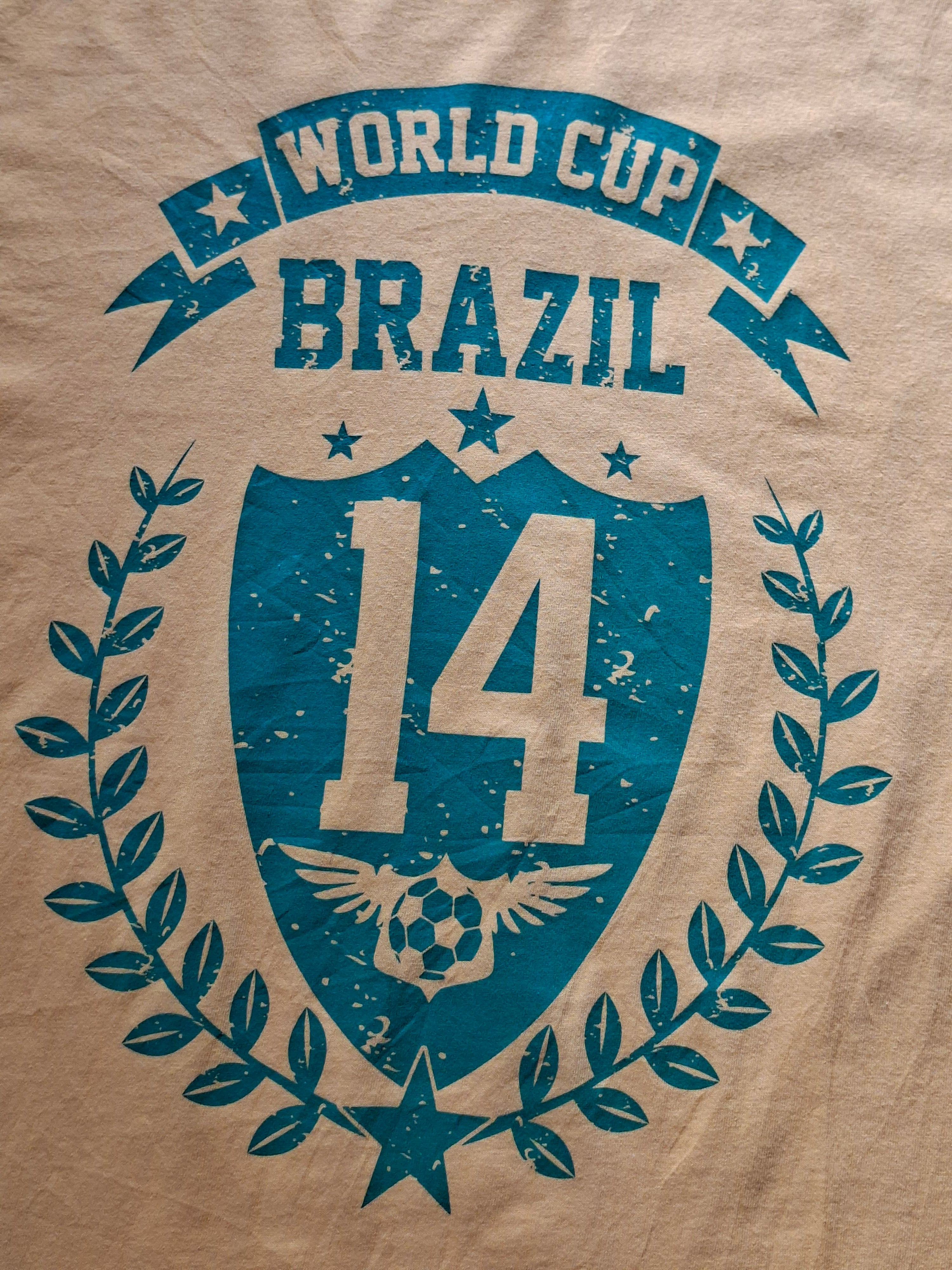 T-shirt World Cup Brazil 14 – Gildan – taille L