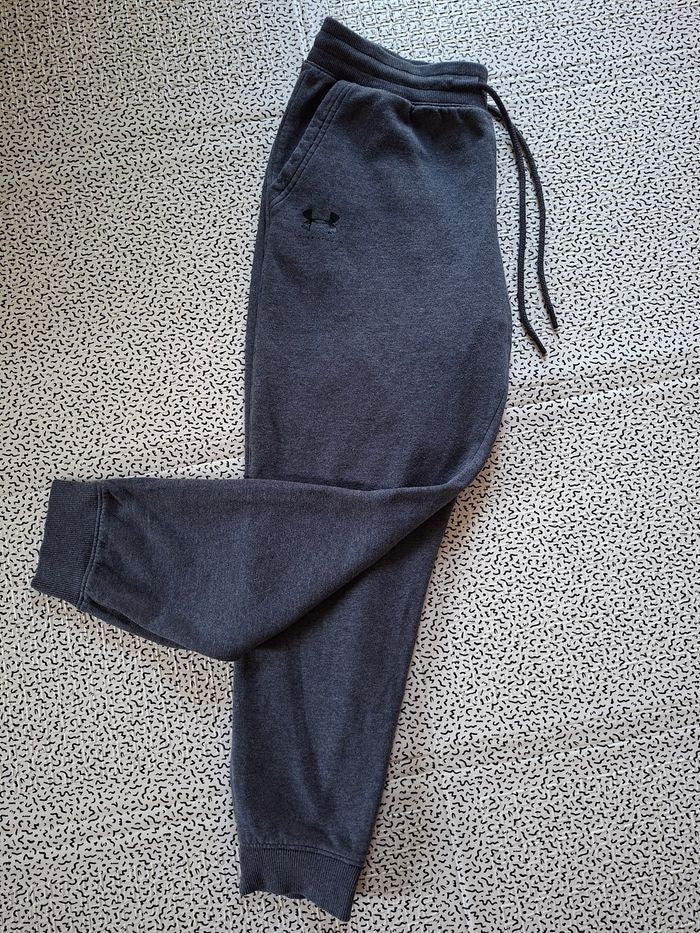 Jogging Under Armour gris anthracite homme taille L coupe loose - sport fitness - seconde main