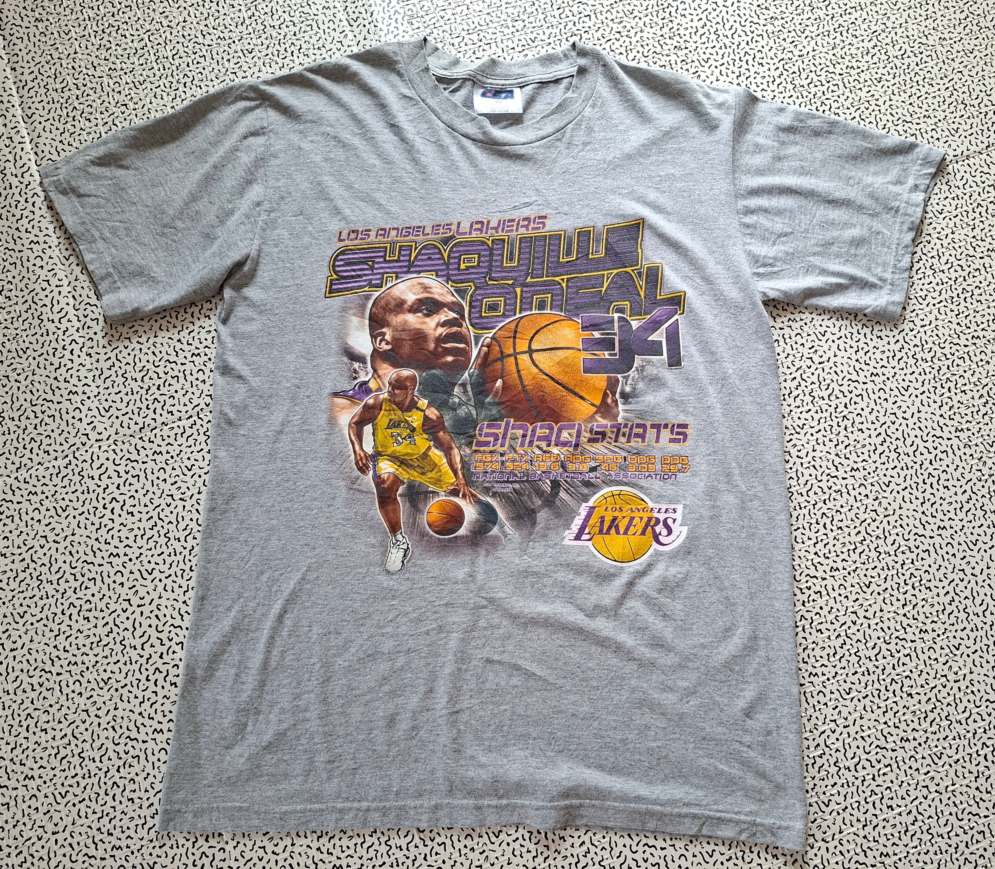 T-shirt vintage 90s/Y2K Lakers Shaquille O’Neal #34 NBA taille M