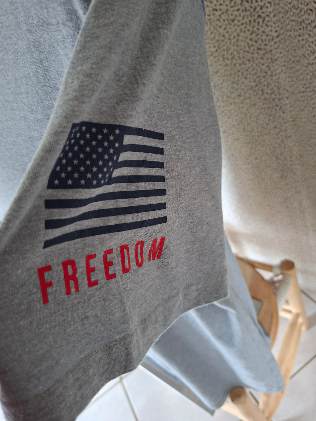 T-shirt Under Armour USA Freedom homme gris taille XL