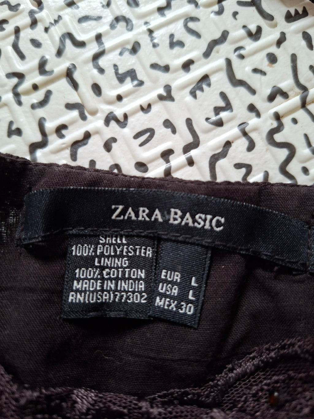Robe longue Zara Basic chocolat – ancienne collection  (petit 36/38)