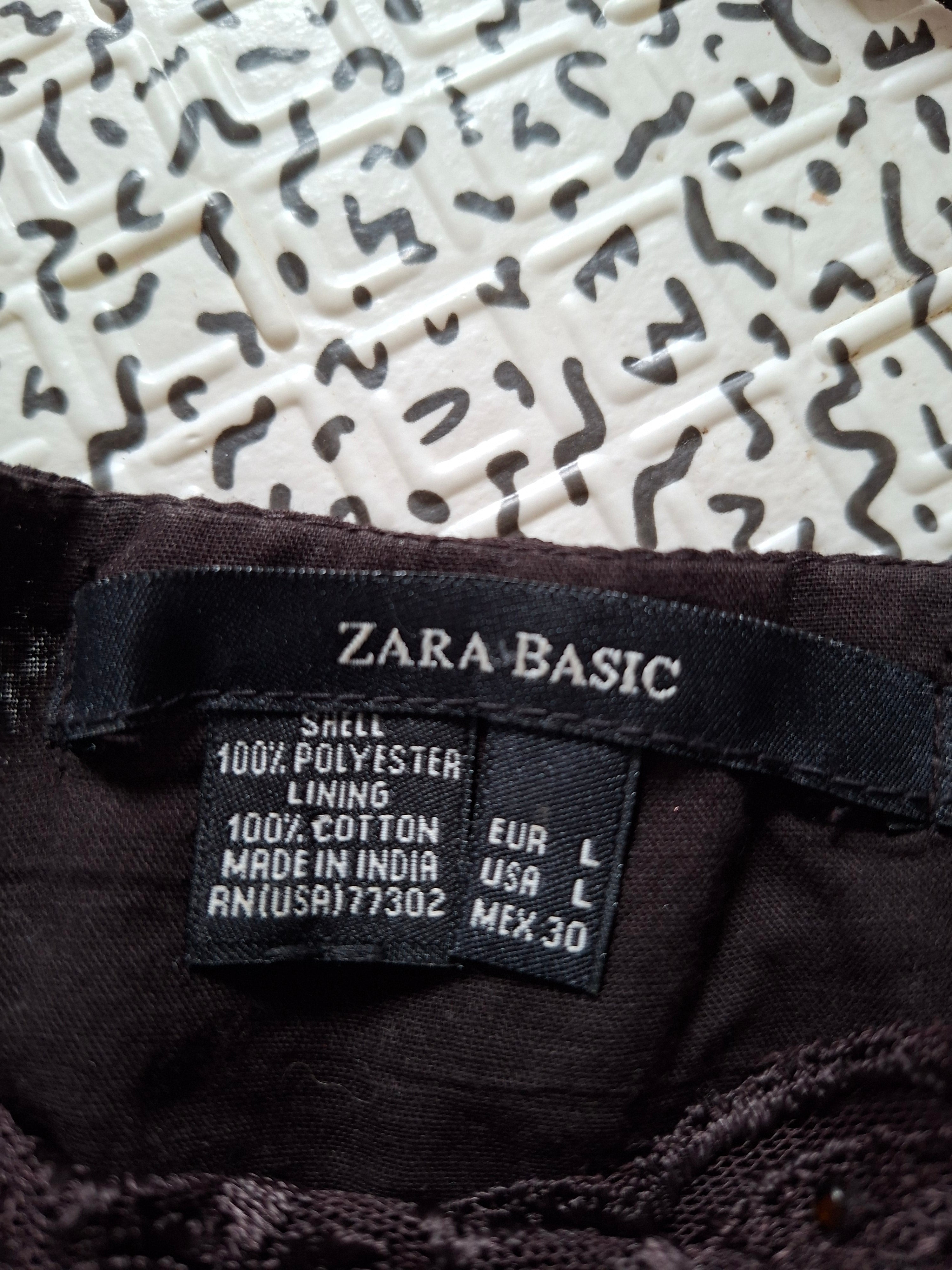Robe longue Zara Basic chocolat – ancienne collection  (petit 36/38)