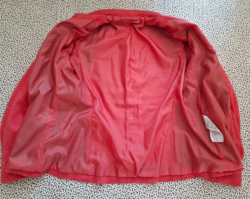 Veste blazer Camaïeu corail rose – Taille 40