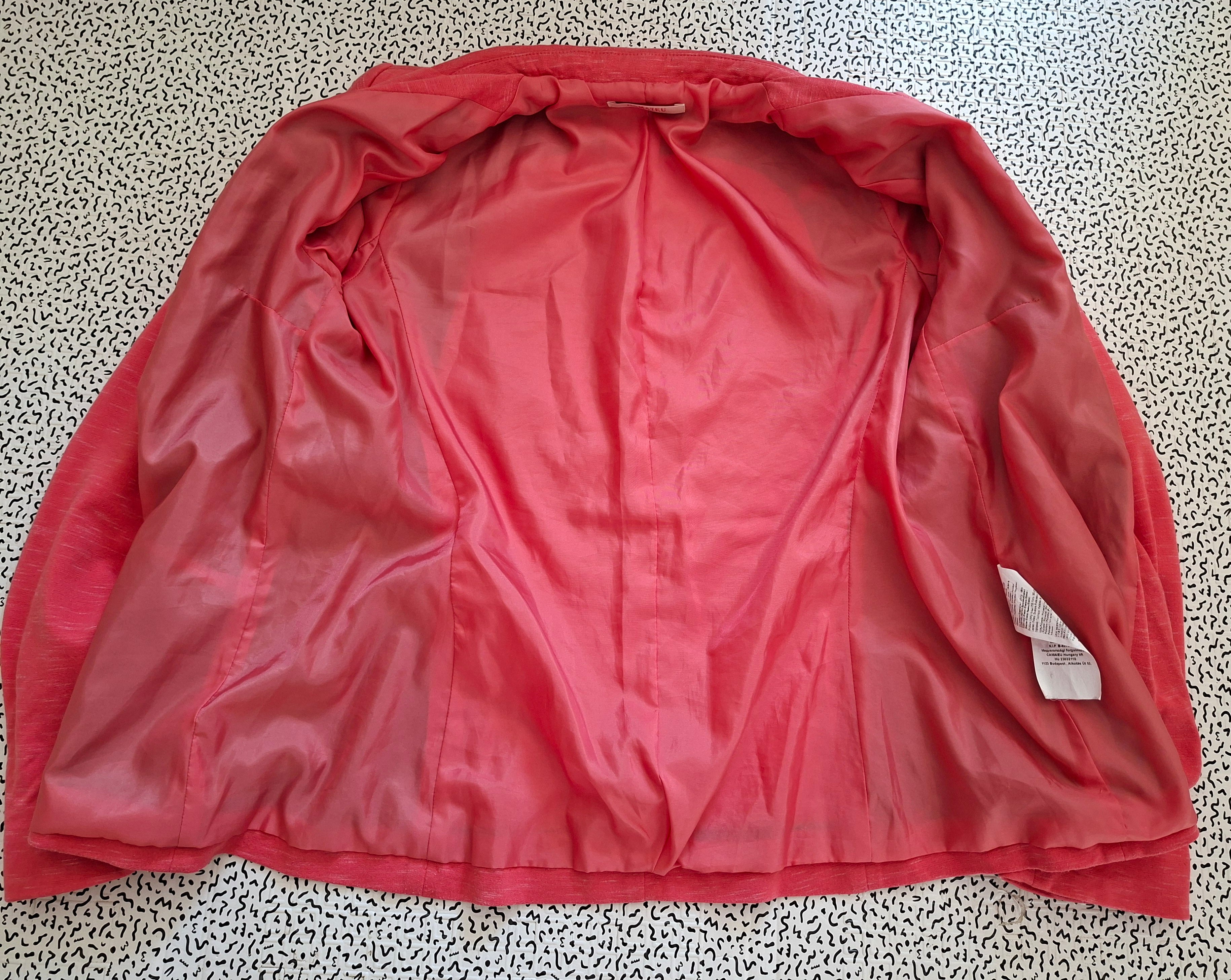Veste blazer Camaïeu corail rose – Taille 40