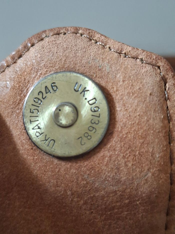 Sac Les Fées de Bengale cuir de buffle cognac très bon état peu utilisé bandoulière