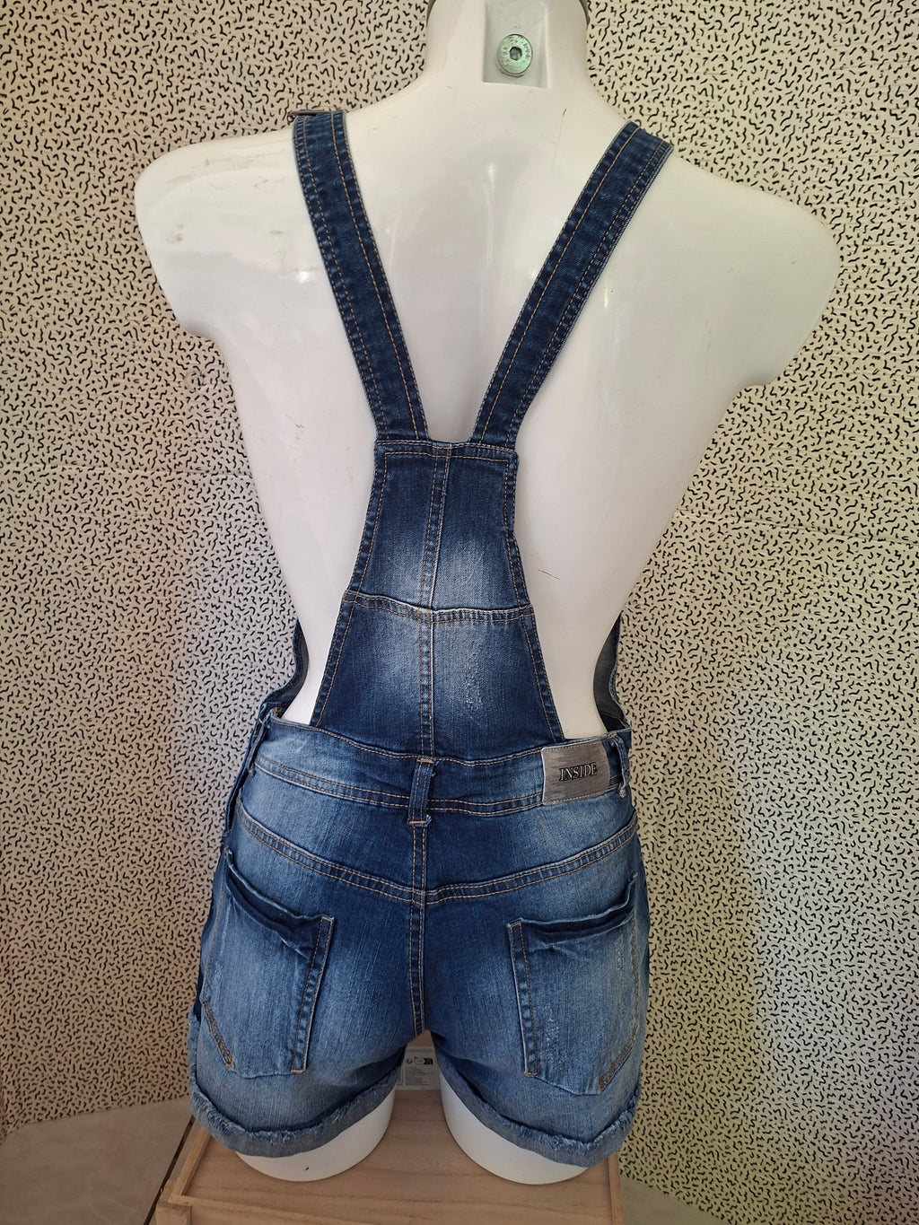 Salopette Short en Jean INSIDE Femme – Taille M