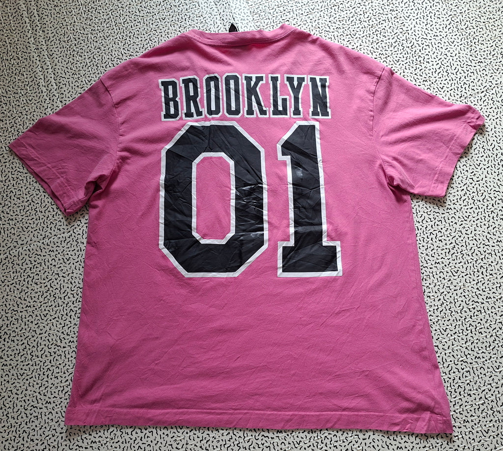 T-shirt homme H&M Brooklyn 01 rose – Relaxed Fit – Taille L