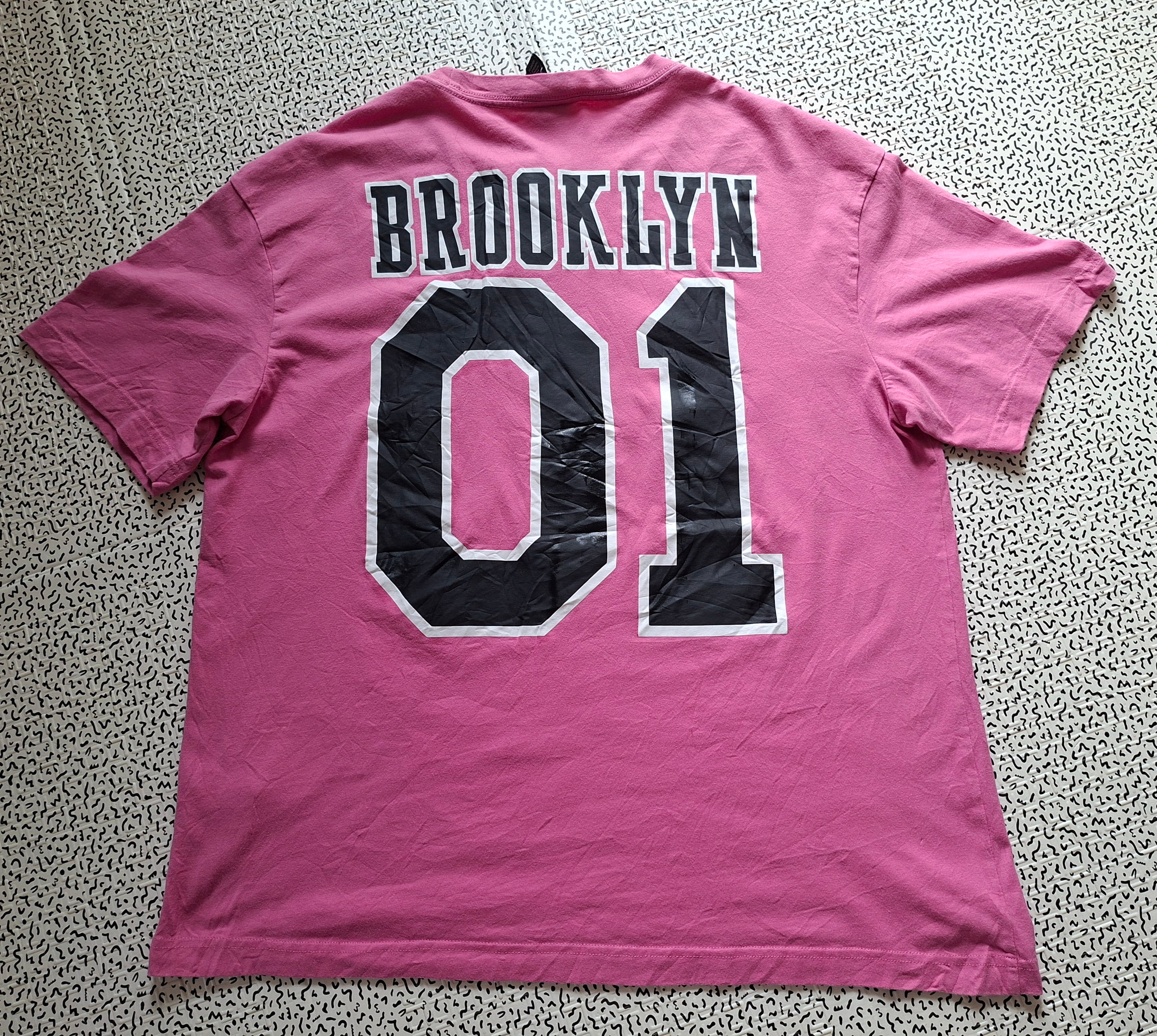 T-shirt homme H&M Brooklyn 01 rose – Relaxed Fit – Taille L