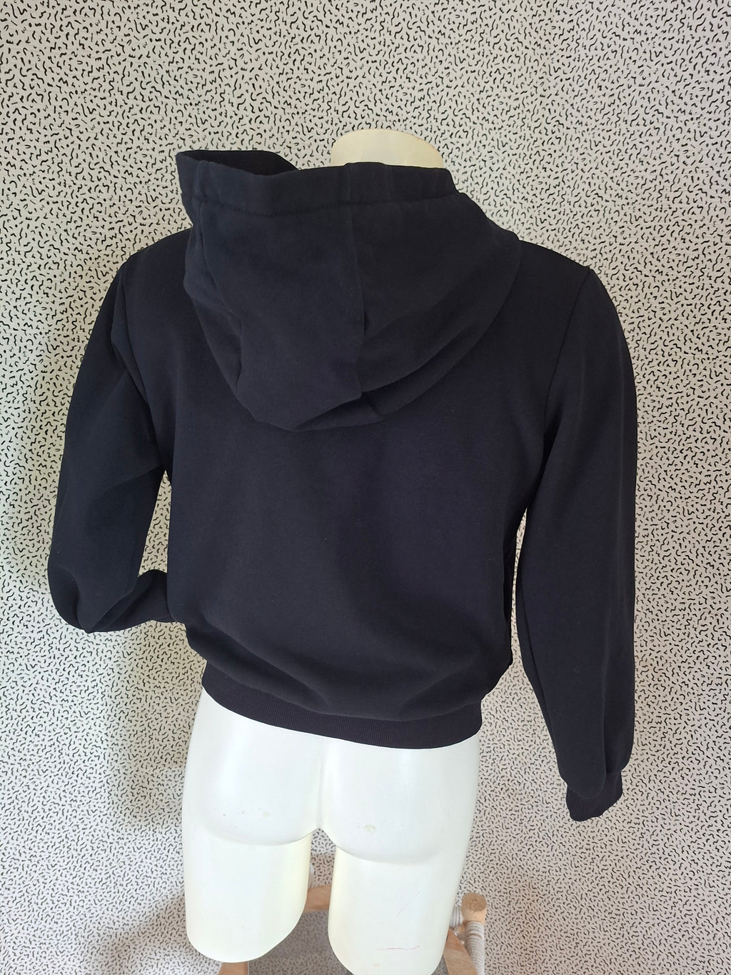 Sweat zippé à capuche KIABI garçon 10 ans 140 cm noir