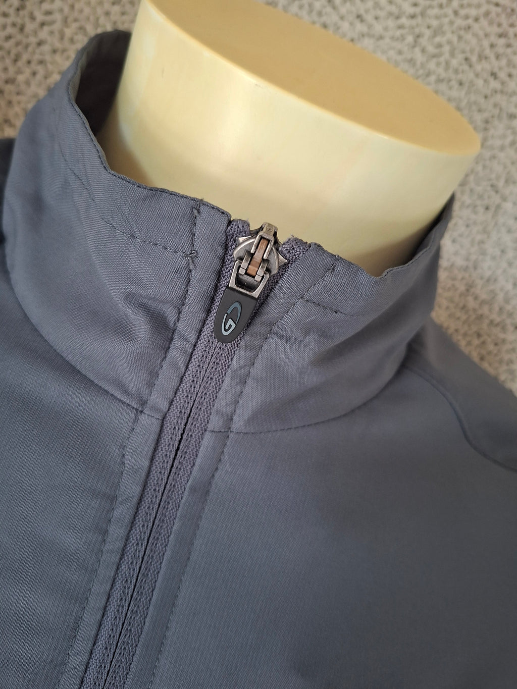 Veste Champion vintage Y2K homme M grise – coupe-vent sportswear