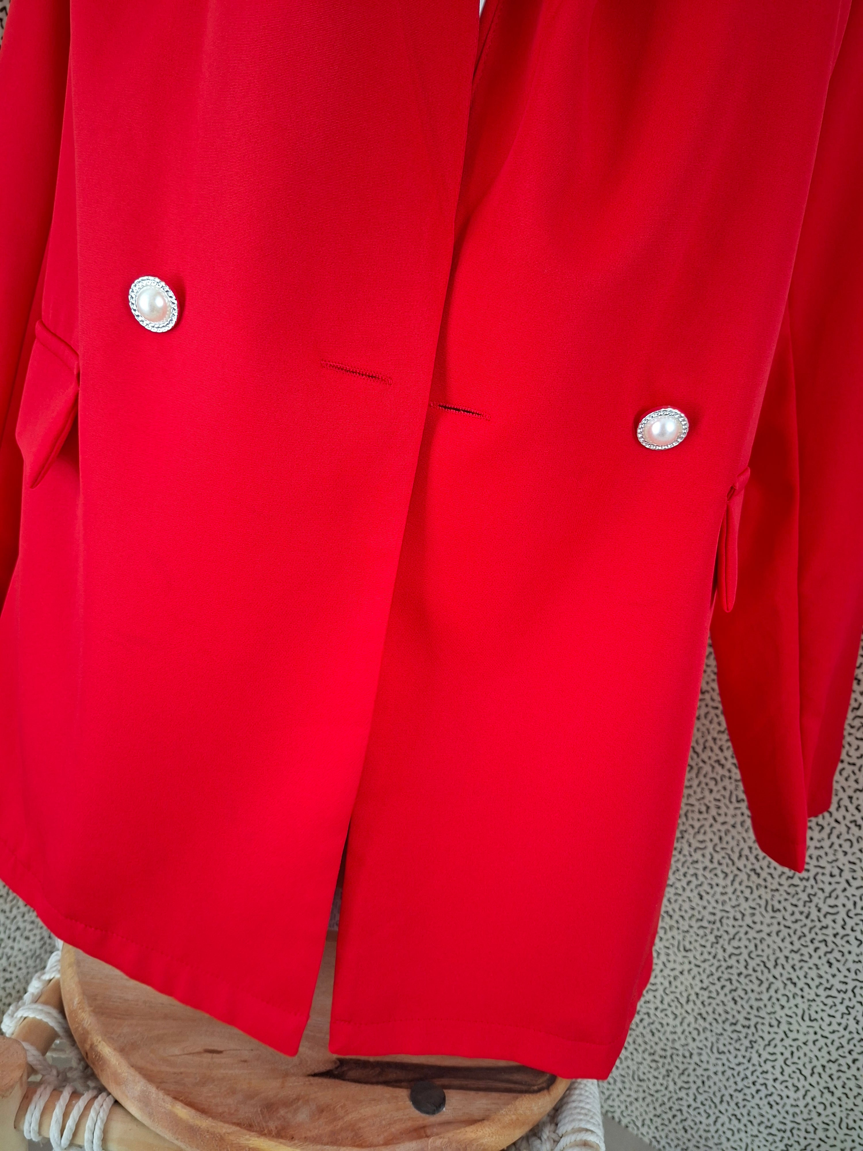 Blazer SHEIN rouge femme taille M 38