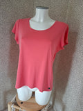 T-shirt femme C’est Beau La Vie ! corail – T3 – 100 % coton