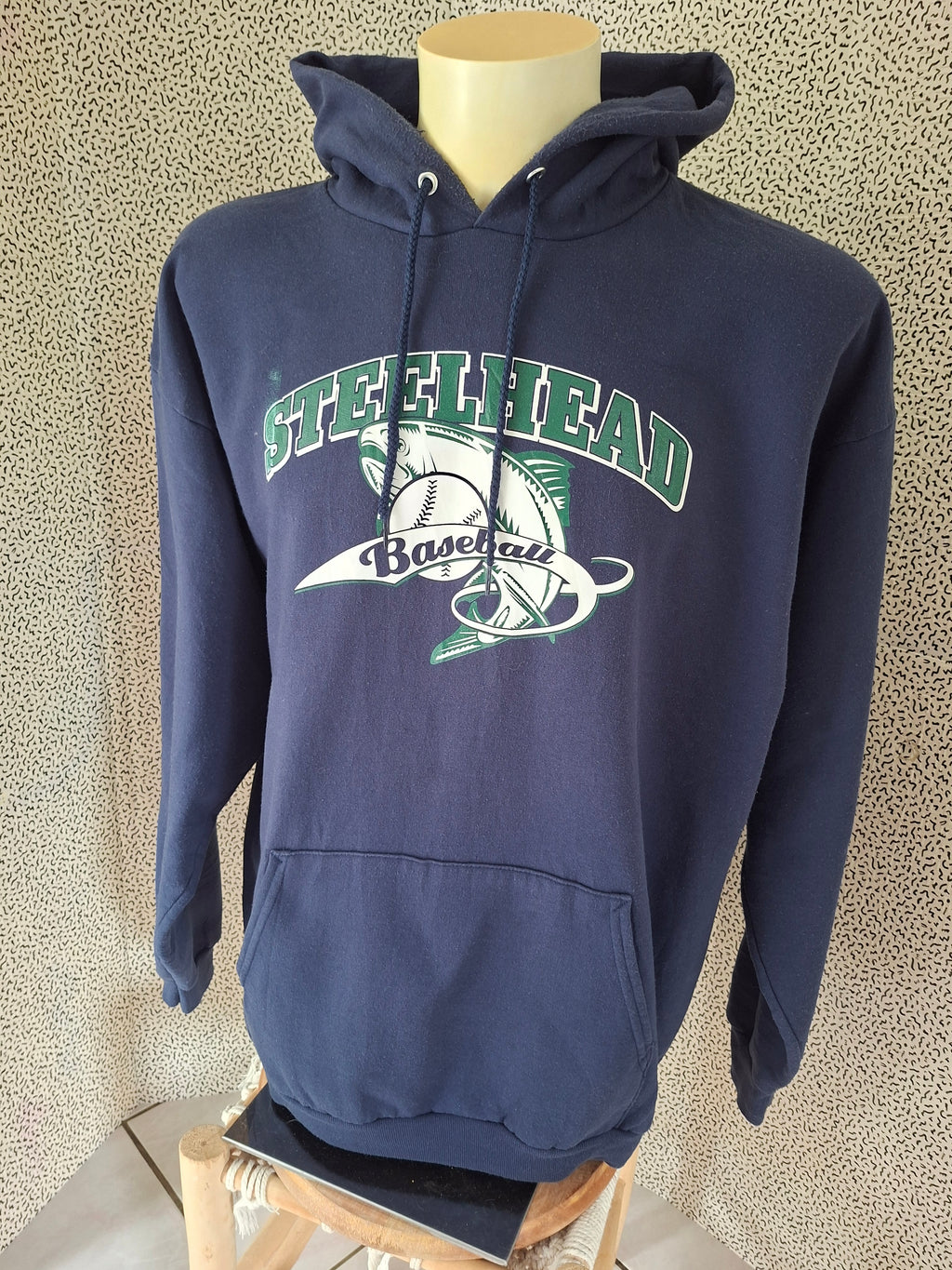 Sweat à capuche Port & Company Steelhead Baseball XL homme