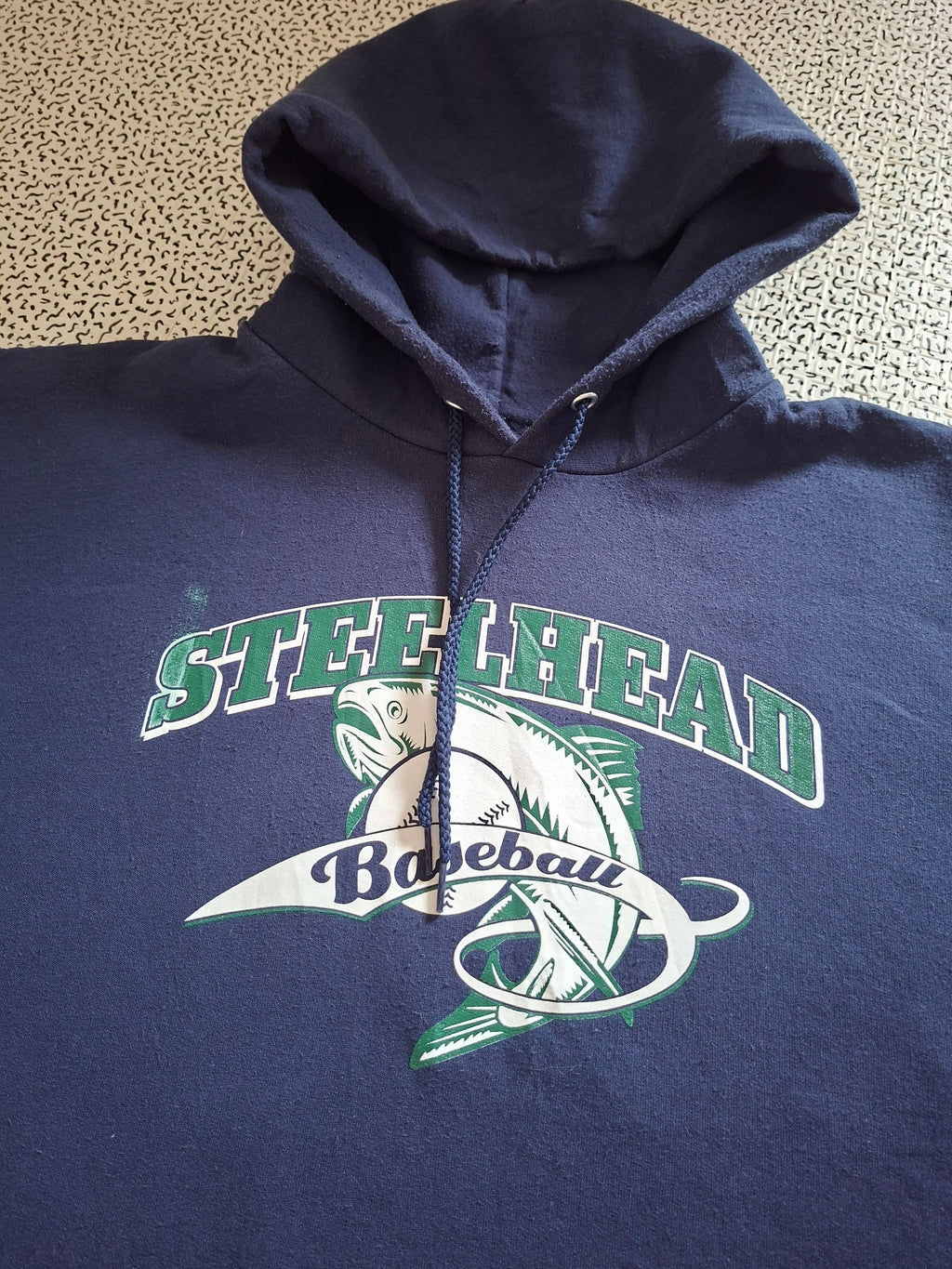 Sweat à capuche Port & Company Steelhead Baseball XL homme