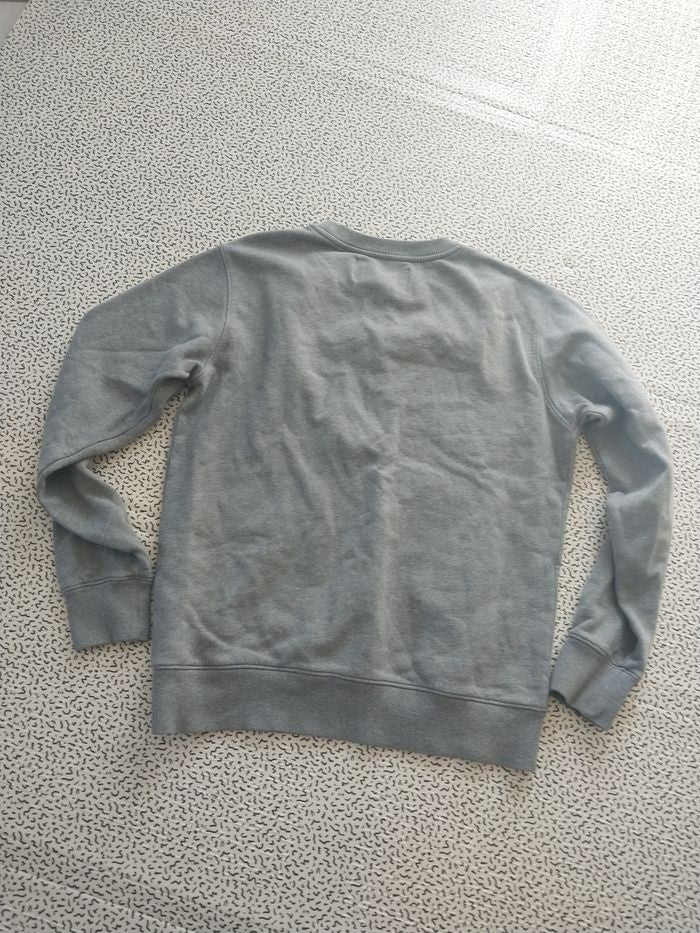 sweat calvin klein jeans gris logo ck – taille s – basique premium comfy