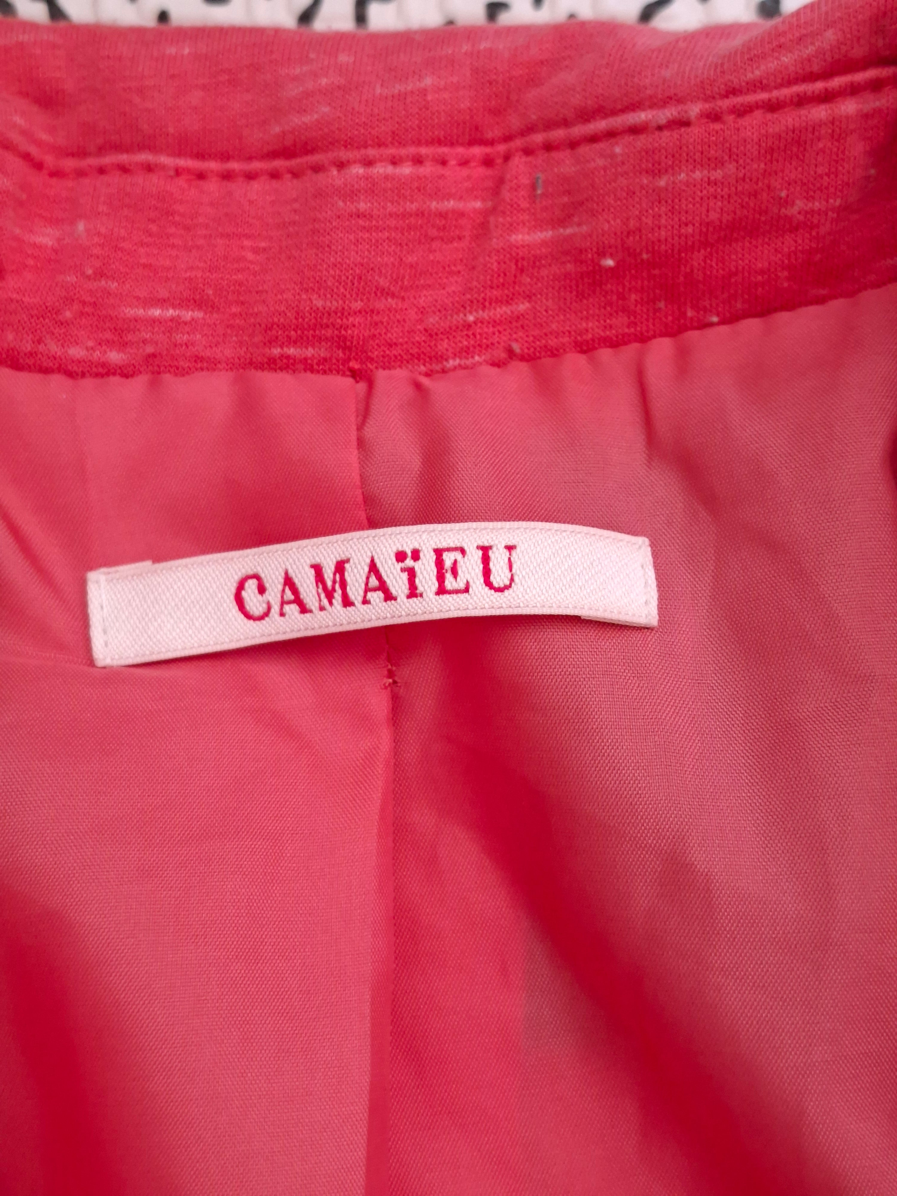 Veste blazer Camaïeu corail rose – Taille 40