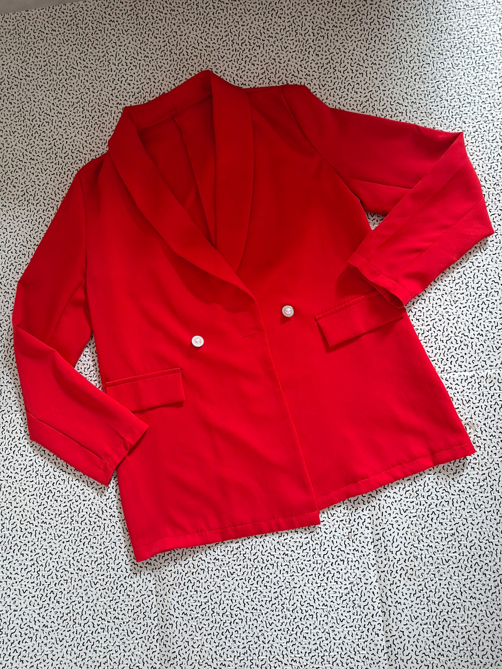 Blazer SHEIN rouge femme taille M 38