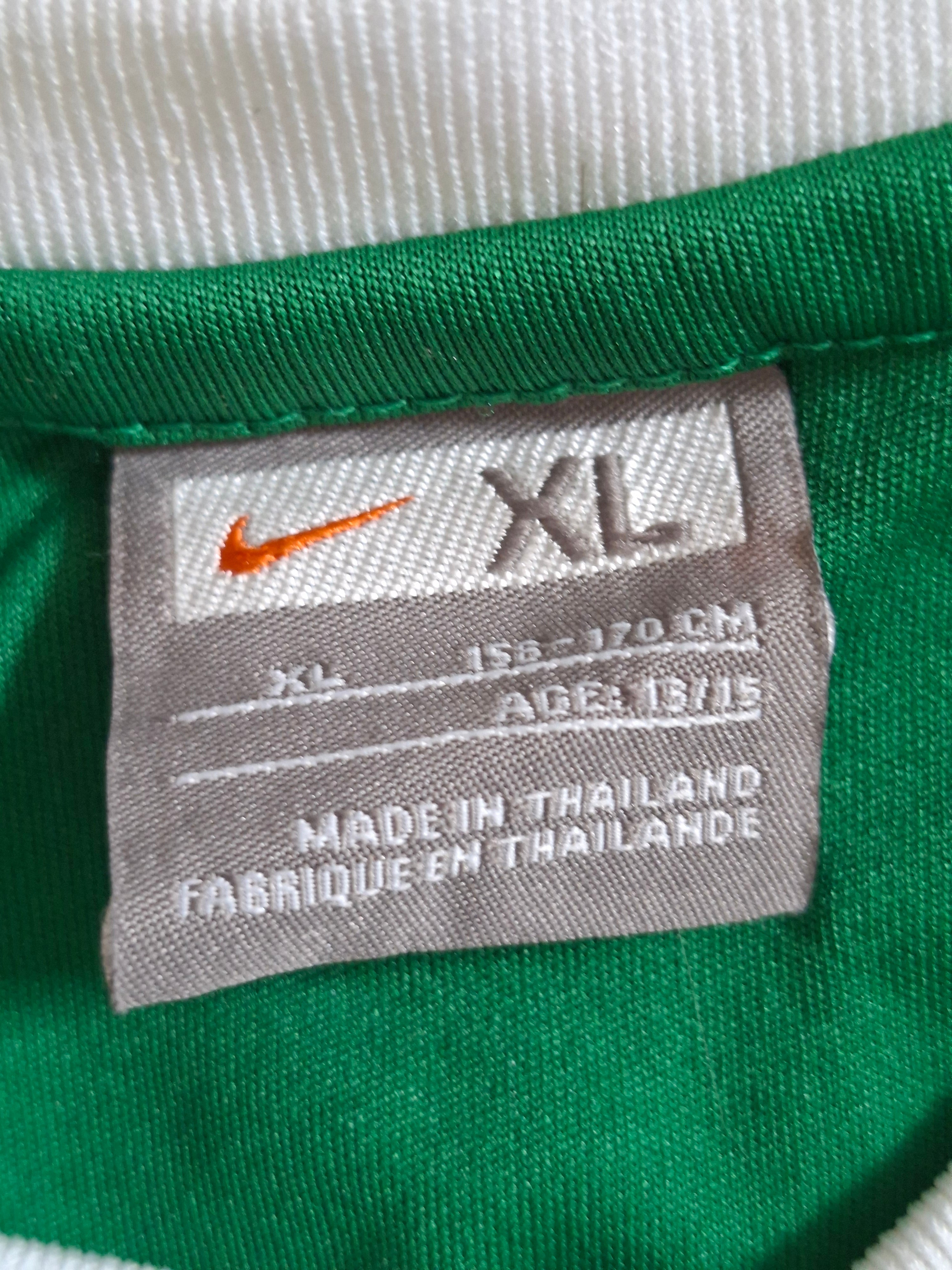 Maillot Nike football junior XL vert manches longues