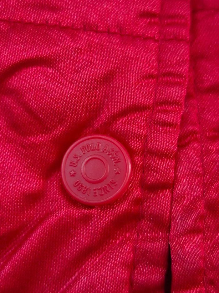 Gilet matelassé bébé U.S. Polo Assn. rouge – 6/9 mois – Sans manches