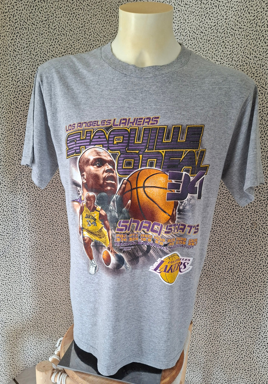 T-shirt vintage 90s/Y2K Lakers Shaquille O’Neal #34 NBA taille M