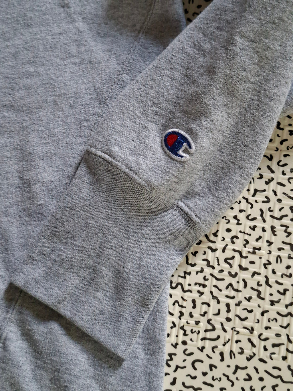 Sweat à capuche Champion gris – Taille L