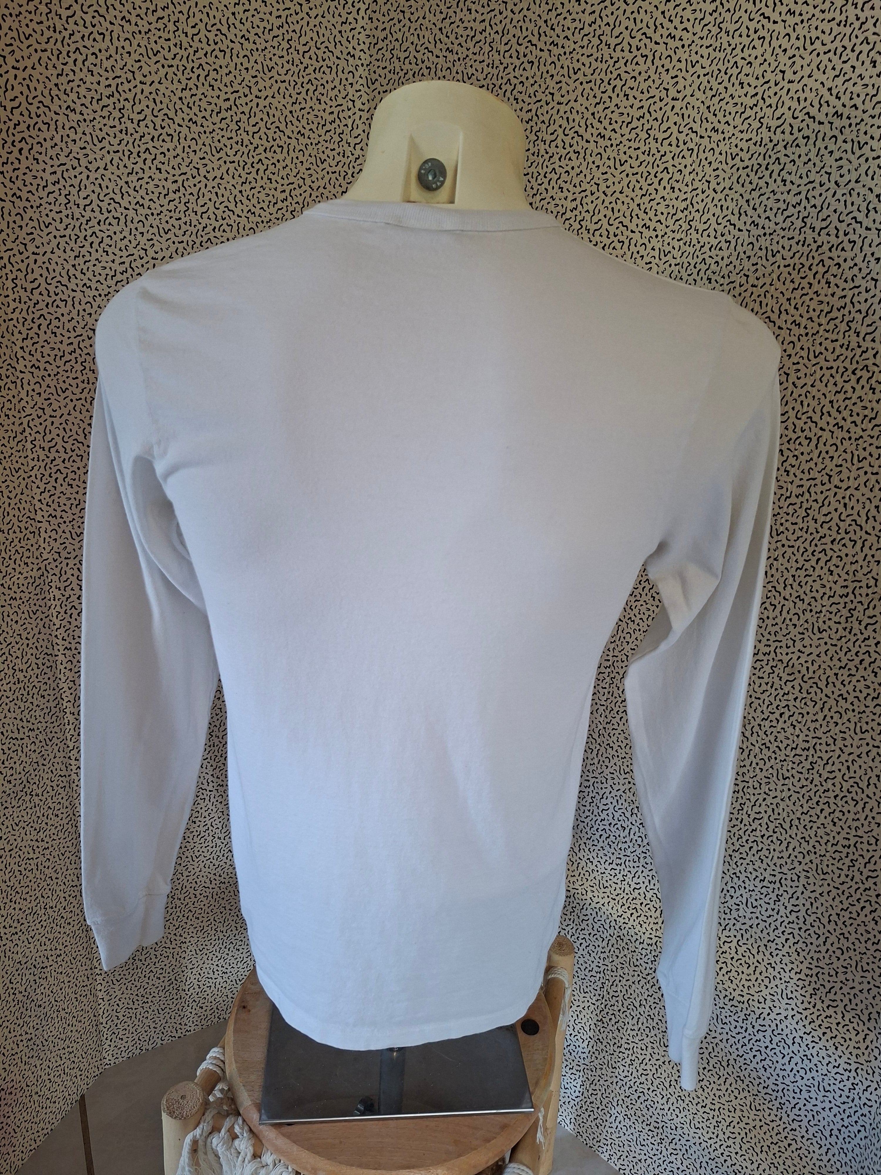 Titre : Champion vintage – T-shirt manches longues blanc – Taille S