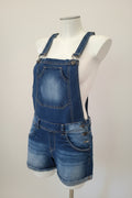Salopette short en jean femme taille M - marque INSIDE - seconde main