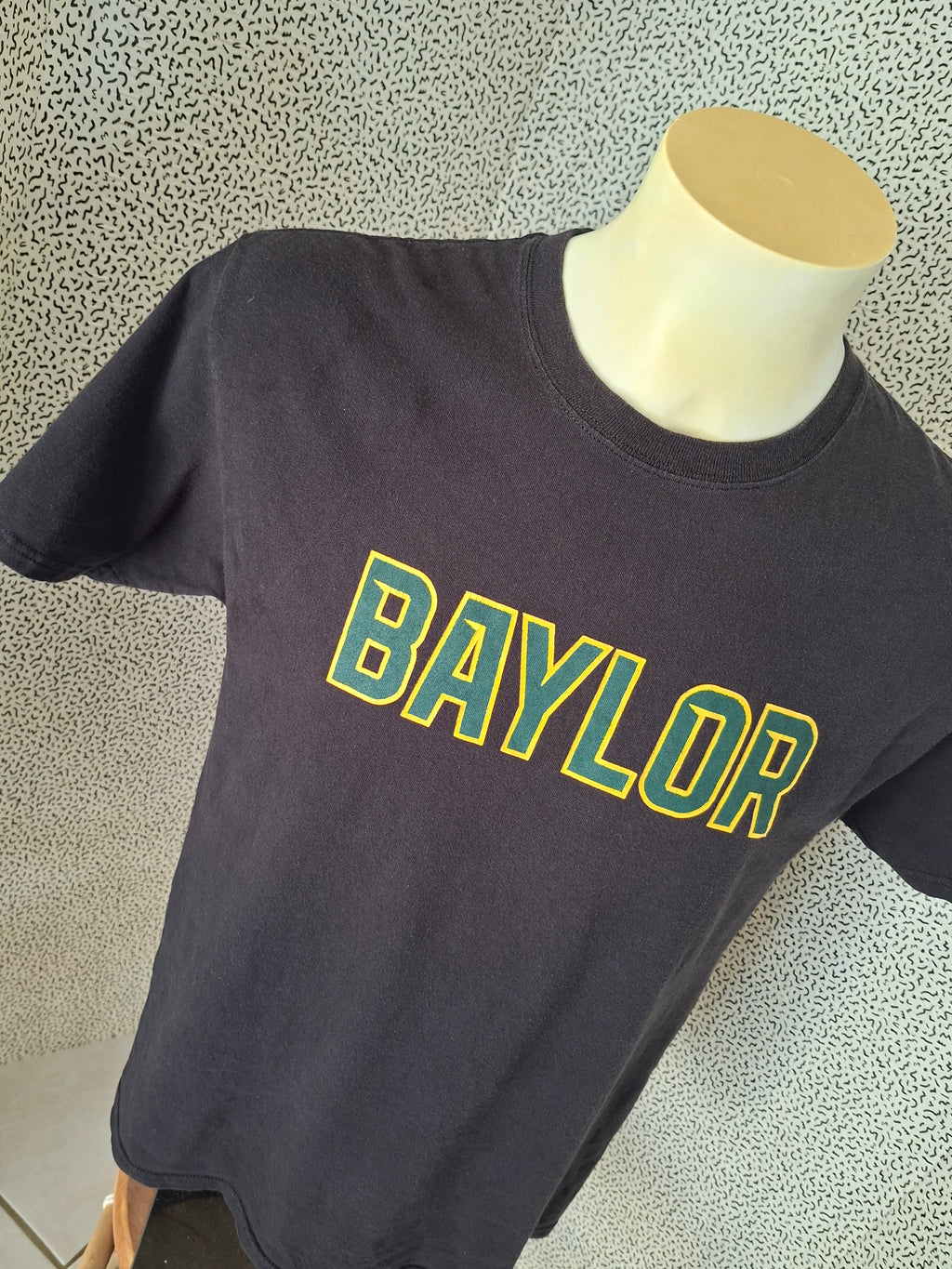 T-shirt Champion Baylor homme M noir college USA universitaire