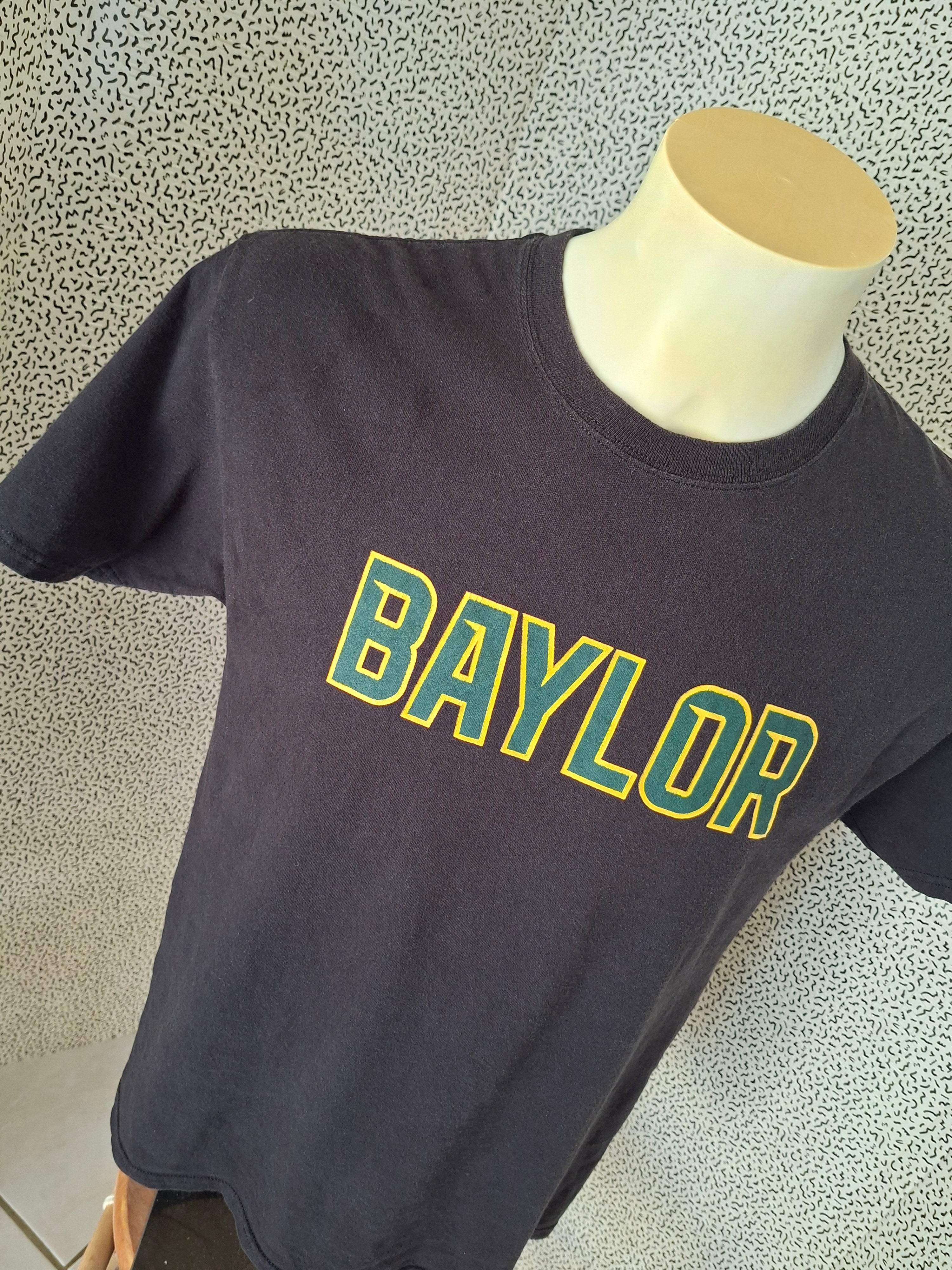 T-shirt Champion Baylor homme M noir college USA universitaire