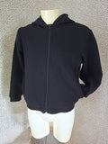 Sweat zippé à capuche KIABI garçon 10 ans 140 cm noir