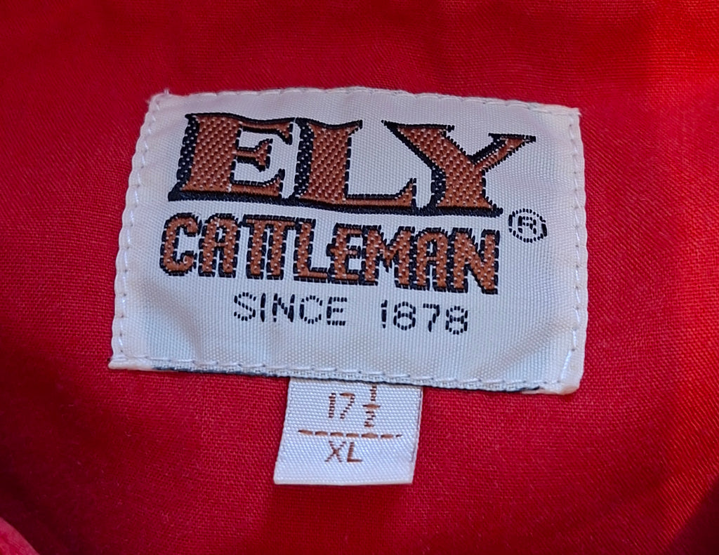 Chemise western homme ELY Cattleman XL rouge – Country Cowboy