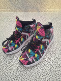 Baskets montantes multicolores femme – Pointure 37 – Neuves – Style streetwear / sport