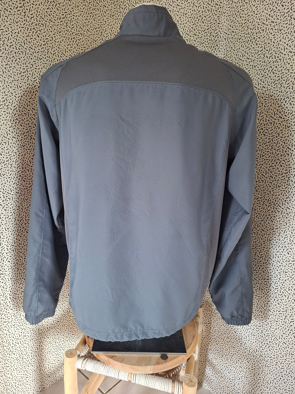 Veste Champion vintage Y2K homme M grise – coupe-vent sportswear