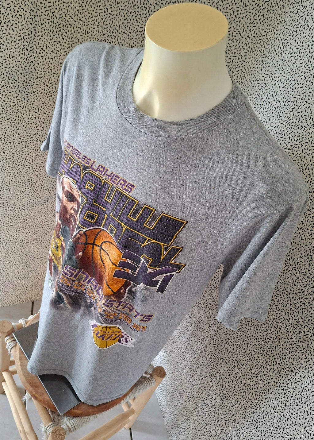 T-shirt vintage 90s/Y2K Lakers Shaquille O’Neal #34 NBA taille M